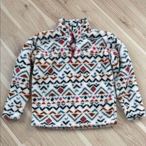 Eddie Bauer Multicolor Patterned Sweatshirt